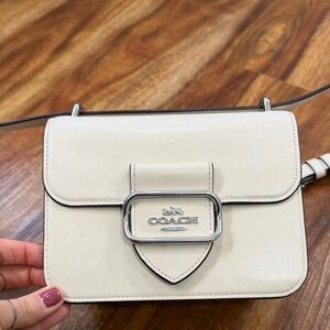 Coach Cream Leather Crossbody Bag